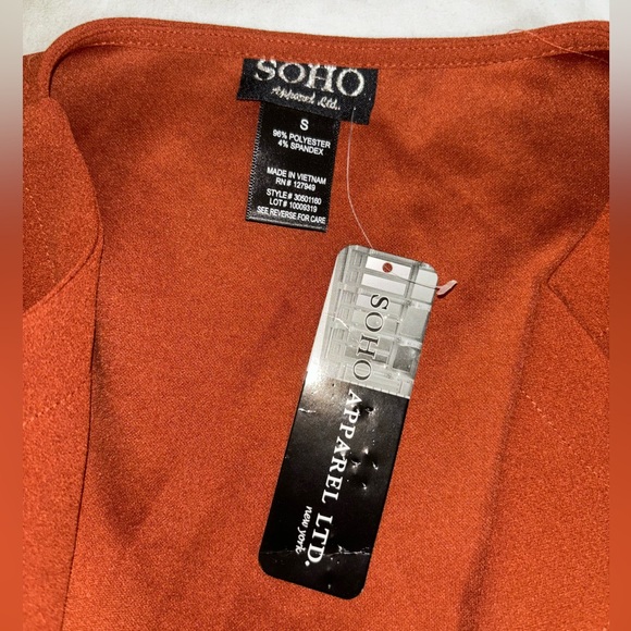 Auburn mid-length cardigan/blazer with quarter sleeves. Size small. - Picture 3 of 3